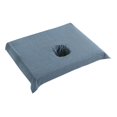 thumbnail image 2 of 1 Piece Half Massage Table Cover Cosmetic Bed Face Hole Towel 50x70cm Navy Blue, 2 of 7