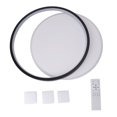 thumbnail image 2 of Modern LED Ceiling Light, Dimmable Round Flush Mount Lighting Fixture Ceiling Lamp with Remote Control Modern Ceiling Light Fixture for Bedroom, Living Room, Study 100-265V, 2 of 7
