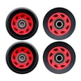 thumbnail image 4 of tredstone Inline Skate Wheel PU Wear-Resistant 58mm 82A Wheels Replacement Black+Red, 4 of 9