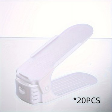 2/8/20pcs Shoe Slot Organizer, Adjustable Shoe Organizer Rack, Double Layer Shoe