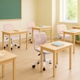 thumbnail image 3 of Homy Casa 2 Packs Compact Rolling Desk Chair for Student, 3 of 10