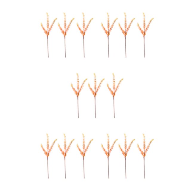 relayinert 3x Beautiful Artificial Flower Arrangements Realistic Appearance Wide Long-lasting Durability Artificial Flowers orange 5Set