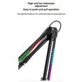 thumbnail image 2 of Support de Microphone RGB Bras de Microphone avec Lumière RGB Suspension Rotative Support Ciseaux Base Ordinaire, 2 of 7