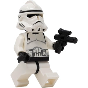 LEGO Star Wars: Ep blanc 3 Minifiguration de l ' attelage (phase) 2) avec Blaster Blue