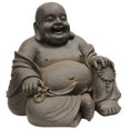 thumbnail image 1 of Hi-Line Gift Ltd Statue de Buddha Assise Heureuse - 16,5 Po de Hauteur, 1 of 3