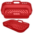 thumbnail image 1 of TIMIFIS Air Silicone Doublure en pour Friteuse à Chaud, Ensemble de Pots en Silicone pour Friteuse à Air Chaud pour Friteuse à Air Double Ninja, Plateau de Cuisson en Silicone Réutilisable pour Friteuse à Air, Panier pour Friteuse à Air pour Friteuse à Air Instantanée, 1 of 1