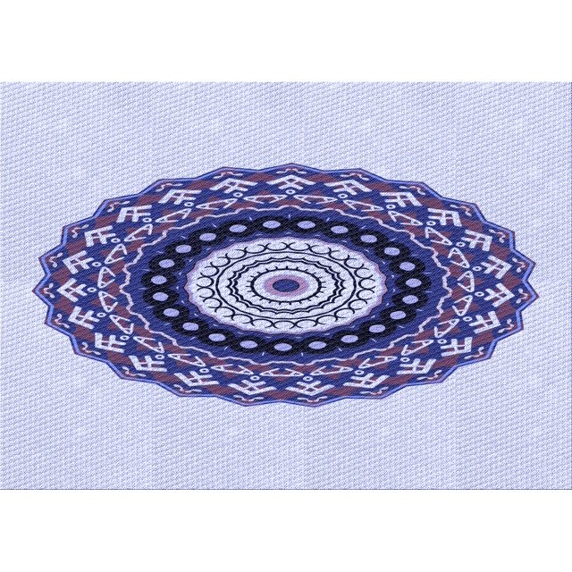 Ahgly Company Machine Washable Indoor Rectangle Transitional Lavender Blue Area Rugs, 2' x 3'