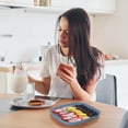 thumbnail image 4 of Avdolw 18cm Square Fruit Tray - Stylish & Spacious for Home Coffee Table, Easy Clean Snack & Candy Dish (Food Tray Only), 4 of 5