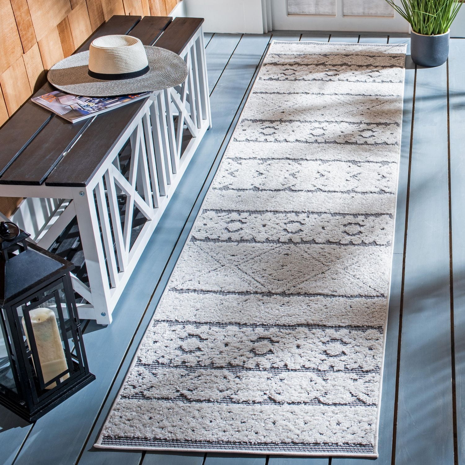 SAFAVIEH Cabana Allycia Geometric Indoor/Outdoor Area Rug