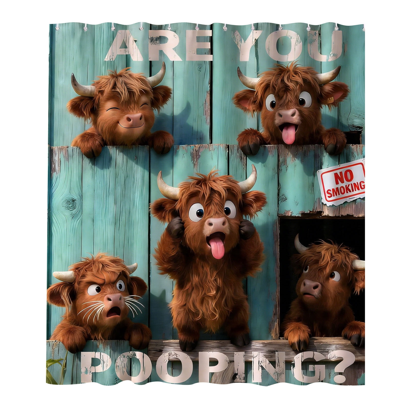 TIELUTT A Witty and Humorous Bathroom Fabric Shower Curtain with in Bottom Feed Sack Curtains Kitchen Long Heavy Duty Shower Curtain Liner Shower Curtain Rod Cover Shower Curtain with Hooks Fabric