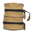 thumbnail image 3 of Fishing Round Fishing Reel Storage Bag Double Layer Fishing Tackle Bag Protective Case Pouch, 3 of 8