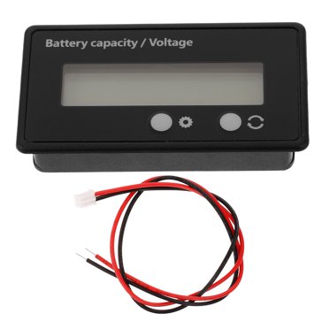 Shisuyan Battery Level Display Battery Monitor Plastic For Cars Rvs Golf Carts 1Set