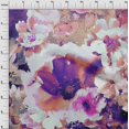 thumbnail image 4 of oneOone Rayon Purple Fabric Floral Craft Projects Decor Fabric Printed By The Yard 56 Inch Wide, 4 of 4