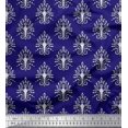 thumbnail image 1 of Soimoi Polyester Crepe Fabric Leaves,Floral & Paisley Block Fabric Prints by Yard 52 Inch Wide, 1 of 3