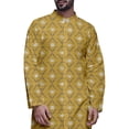 thumbnail image 4 of Atasi Printed Long Sleeve Kurta with Pajama Set for Men Summer Clothing, 4 of 4