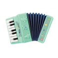 thumbnail image 1 of Children Large Electronic Accordion Toy With Keyboard Bellows Music Enlightenment Instrument For Beginners Plastic Green Green, 1 of 6