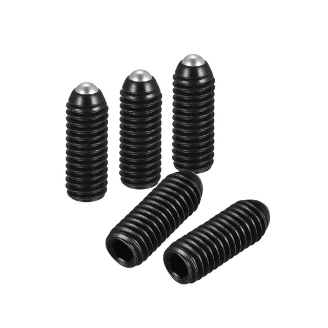 Unique Bargains Ball Point Set Screws, M6 x 16mm High Carbon Steel Metric Spring Hex Socket Grub Screw 20 Pack