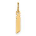 thumbnail image 1 of Diamond2Deal 14K Yellow Gold Lowercase Letter I Initial Pendant for Women, 1 of 3