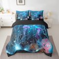 thumbnail image 2 of YST Gradient Jellyfish 7-Piece Comforter Set, Ocean Theme, Twin, 2 of 4