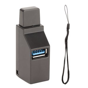USB Splitter de port Mini portatif 3 Évacuation chaude du port USB 2.0 USB 3.0 Interface USB Hub Dock pour Ordinateur portable