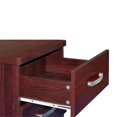 thumbnail image 4 of Pemberly Row Contemporary Faux Wood 2 Drawer Nightstand in Mahogany, 4 of 7
