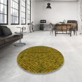 thumbnail image 4 of Ahgly Tapis Rectangulaire Lavable en Machine Orange Or, 3 Pieds x 5 Pieds, 4 of 7