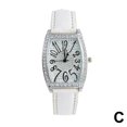 thumbnail image 1 of Starry Sky Watch For Women, Full Of Diamonds, Couple Watch, Silver Digital Barrel Shape, 1 of 1