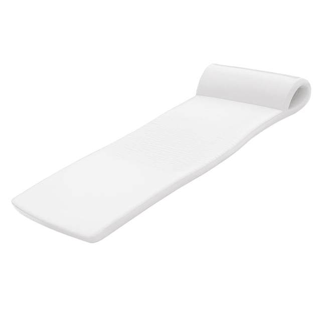 TRC Recreation Sunsation Matelas Flottant de Piscine en Mousse de 1,75 Pouces d'Épaisseur, 70 Pouces x 26 Pouces, Blanc