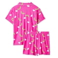 thumbnail image 2 of George Girls' Two Piece Lush Knit Pajama Set, 2 of 2