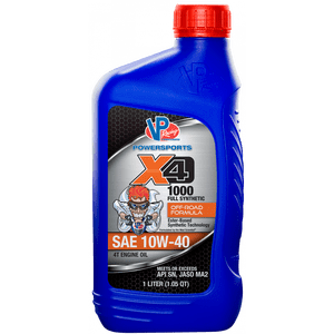 VP Racing Oil VP7190403 Powersports; SAE 10W-40; Full Synthetic; 1.05 Quart Bottle; Single