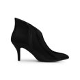 thumbnail image 3 of Unique Bargains Women's Point Toe Patent Leather Stiletto Heel Ankle Boot, 3 of 8