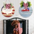 thumbnail image 5 of Cqxid Hangs Under $10 Welcome Independence Day Home Decoration Door Wall Decor Hanging Sign, 5 of 5