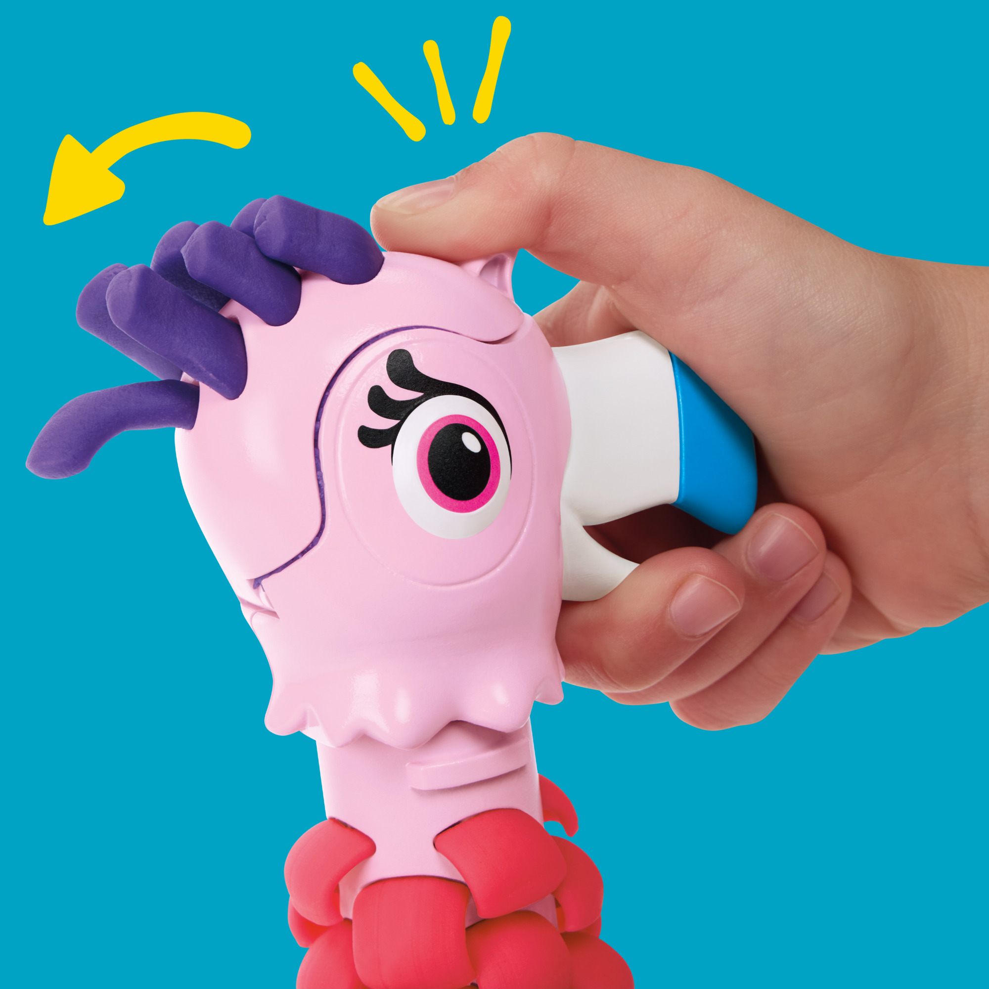 Play-Doh Flamant rose rigolo, coffret de pâte à modeler avec 5 accessoires, jouets d'animaux, loisirs créatifs pour enfants, dès 3 ans
