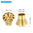 thumbnail image 2 of Unique Bargains Brass Liquid Distributor, 5/8 x 1/4 Inch 10 Hole Copper Joints Refrigerant Liquid Separator, 2 of 5