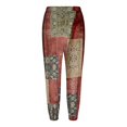 thumbnail image 4 of LUOGENLI Pantalon Décontracté pour Femme Pantalon Taille Haute pour Femme Pantalon Capri à Cordon avec Poches Pantalon à Jambe Grand Court Pantalon Décontracté pour Femme Coupe Régulière Pantalon Décontracté pour Femme Coupe Décontractée Brun P, 4 of 9