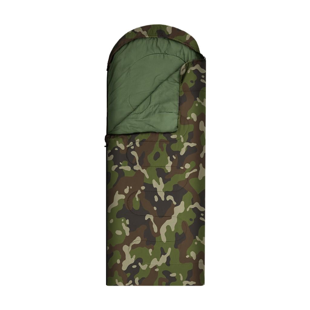 Portable Single Envelope Sleeping Bag Comfortable with Zip Cool Weather Warm
