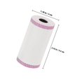 thumbnail image 2 of GARVALON 3Pack of Mini Printer Paper for Thermal Printer Clear Printing Pink, 2 of 8