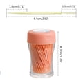 thumbnail image 2 of CUITING 200Pcs Food Grade Plastic Toothpick Double-Head Dental Oral Interdental Floss, 2 of 17