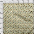 thumbnail image 3 of oneOone Viscose Chiffon Dusty Green Fabric Floral Craft Projects Decor Fabric Printed By The Yard 42 Inch Wide, 3 of 4