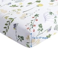 thumbnail image 2 of Marina Decoration Ultra Soft Silky Deep Pocket Rich Printed Bedding Rayon from Bamboo All Season Sheet Set with Pillowcases, Colorful Floral Forest Pattern, 2 of 7
