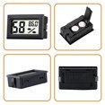 thumbnail image 4 of 16Pcs Mini Thermometer Hygrometer Indoor Digital Temperature Humidity Meter LCD Display Humidity Monitor Gauge for Greenhouse Garden Cellar Fridge Closet, 4 of 5