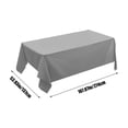 thumbnail image 3 of EGNMCR Disposable Tablecloths Solid Color Party No Wash Tablecloths Padded Table For Parties Picnics And Events 54x108 Inches Disposable tablecloths, 3 of 6