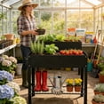 thumbnail image 2 of Noble House 2PCS Raised Garden Bed with Legs,Herbs Planting, 2 of 5