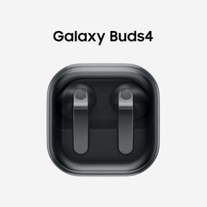 Samsung Galaxy Buds4 Casques Bluetooth et étui de recharge, noir