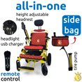 thumbnail image 4 of MAJESTIC IQ-8000 New Remote & Joystick Controlled Mobility Aid Lightweight Foldable Electric Wheelchair, 4 of 6