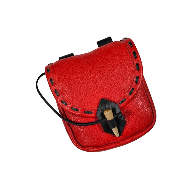 serony Medieval Belt Pouch Durable Fanny Pack Purse Costume Accessories Red