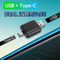 thumbnail image 4 of 2-in-1 Wireless Carplay Android Auto Adapter Smart AI Box Dongle Support USB&Type-C Wired to Wireless Adapter, 4 of 7