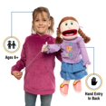 thumbnail image 4 of 25" Amy, Peach Girl, Full Body, Ventriloquist Style Puppet, 4 of 4