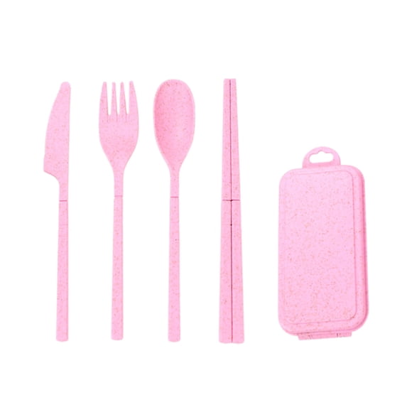 Portable Cutlery Set With Detachable Knives Spoons Forks Chopsticks And Student Gifts