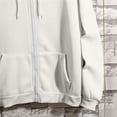 thumbnail image 3 of MeetoTime Sweat à Capuche Zippé pour Femmes, Manches Longues, Veste d'Automne en Polaire avec Poches, 3 of 7